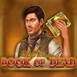 Official Slots logo: Book of Dead by  at Shotz Casino