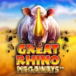 Great Rhino Megaways slot visual from Pragmatic Play available on shotzcasinos-fi.com